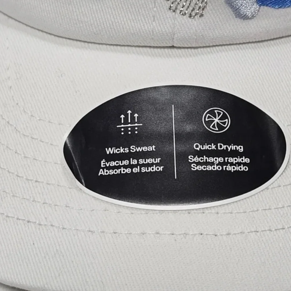 Under Armour Hat Cap Strap‎ Back Youth One Size White Embroidered UA Free Fit